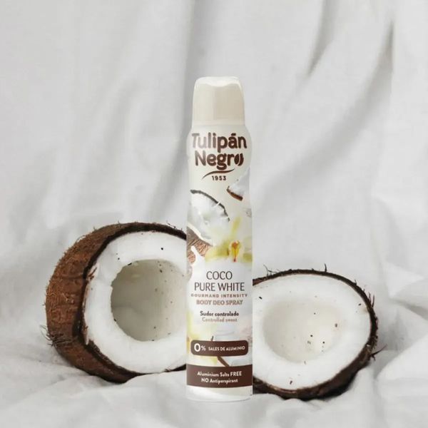 Дезодорант-спрей "Ніжний кокос" Coco Pure White Tulip&aacute;n Negro 200 мл 8410751031819 фото