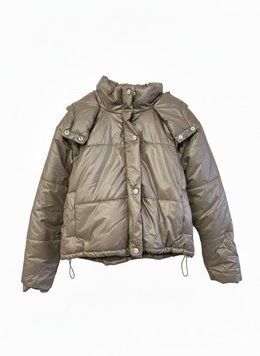 Коротка зимова куртка з перламутровим ефектом 44-46 р. CL9 фото