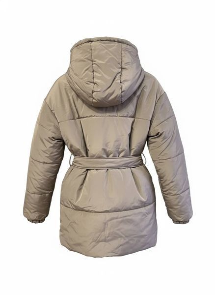Жіноча зимова куртка коричнева M/L CL10 фото
