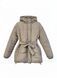 Жіноча зимова куртка коричнева M/L CL10 фото 1