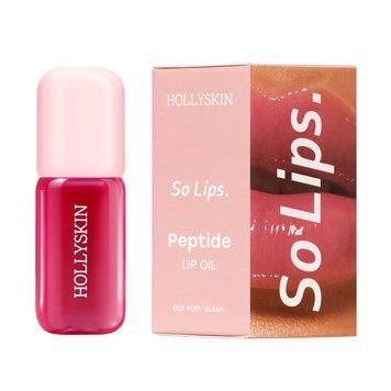 Зволожувальна олія для губ HOLLYSKIN So Lips. Peptide Lip Oil 007. Rosy Gleam 0423 фото