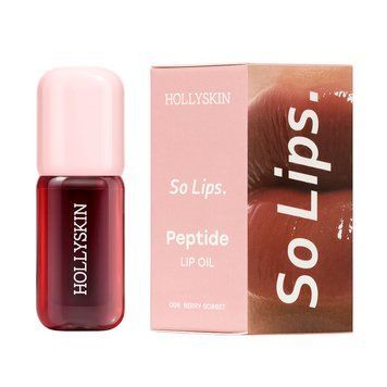 Зволожувальна олія для губ HOLLYSKIN So Lips. Peptide Lip Oil 009. Berry Sorbet 0425h фото